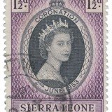 Queen-Elizabeth-1953-Coronation-Issue-Sierra-Leon