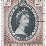 Queen-Elizabeth-Bechuanaland-Protectorate-1953-Coronation-Issue