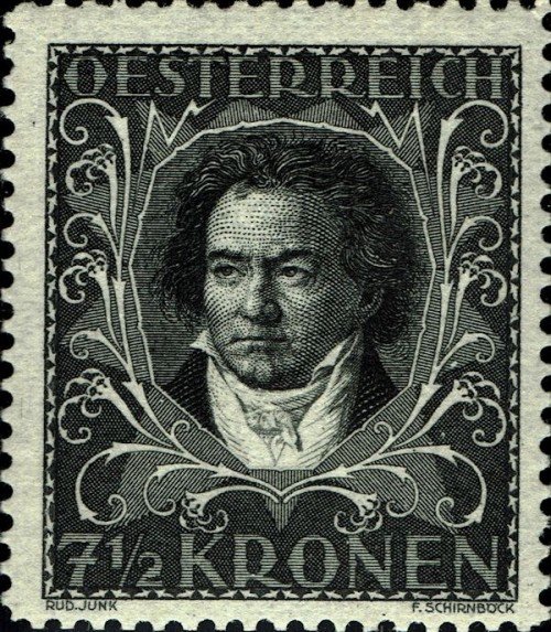 Austria, Scott Nr B52 (1922)
Dec 8, 1813 The premiere of Beethoven's Symphony No. 7, in Vienna, conducted by the nearly deaf composer.