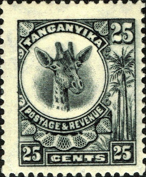 Tanganyika, Scott Nr 16 (1922)