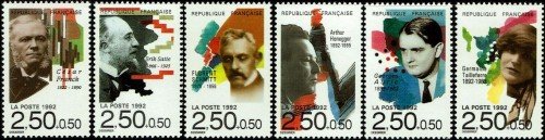 France, Scott Nr B642 647 (1992)