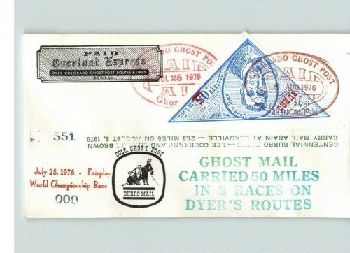 Colorado Ghost Post cinderella cover.