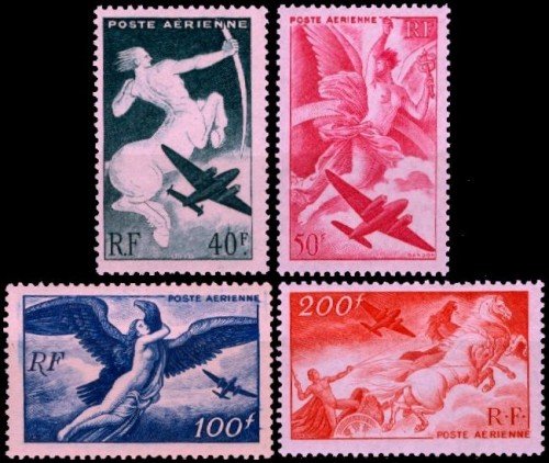 France, Scott Nr C18-21 (1946-47)