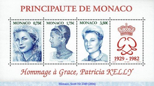An all-star cast of four engravers pay "Homage to Grace Kelly."
Engravers:
Pierre Albuisson
Czeslaw Slania
Martin Morck
Elsa Catelin