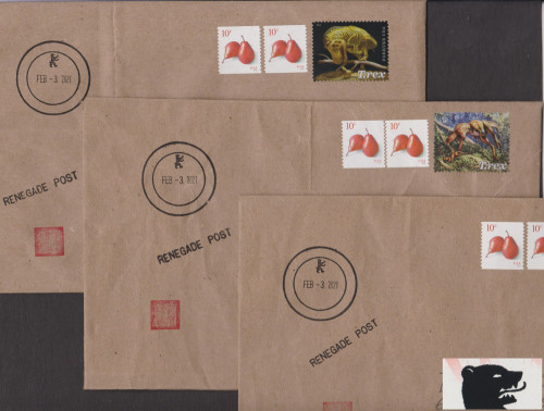 Renegade Post, First Marked Mail 2021-0203