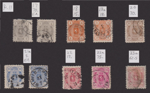 Early postage stamps of Finland