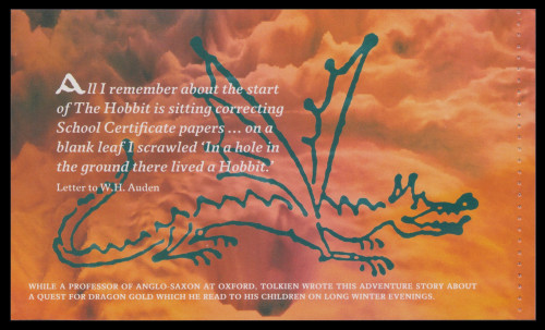 Britain's Tolkein Prestige Booklet, The First Leaf (Back)